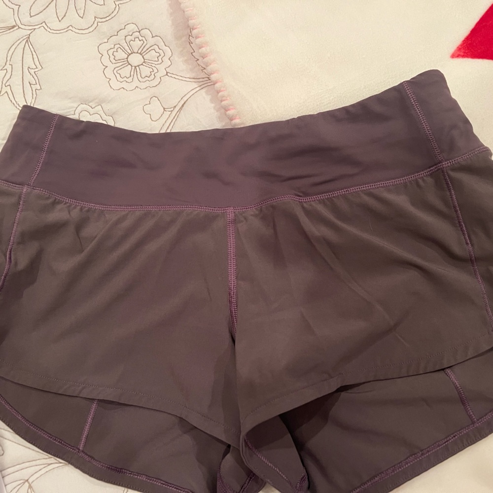 Purple Lululemon Shorts Size 4 Reg